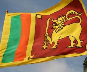 yapboz Sri Lanka bayrağı